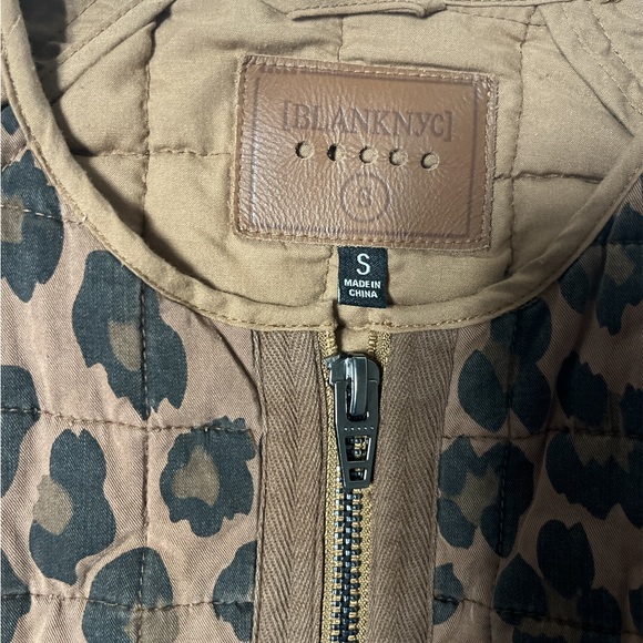 BlankNYC leopard Bomber jacket - Picture 2 of 2